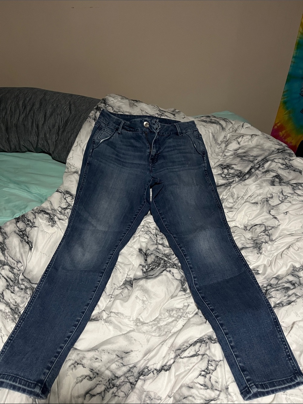 Maurices Dark Blue Skinny Jeans